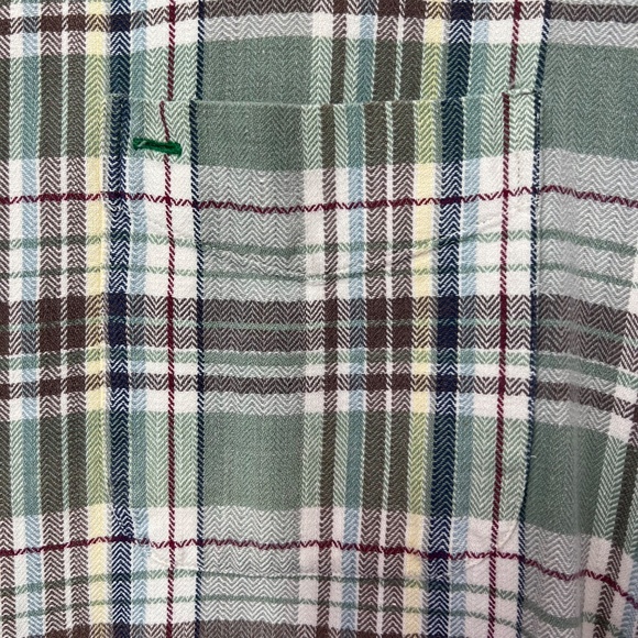 |•TOMMY HILFIGER•| Plaid Flannel Shirt Size Medium - Picture 2 of 9